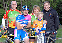 The Collier Family on the road to raise money for tree research.